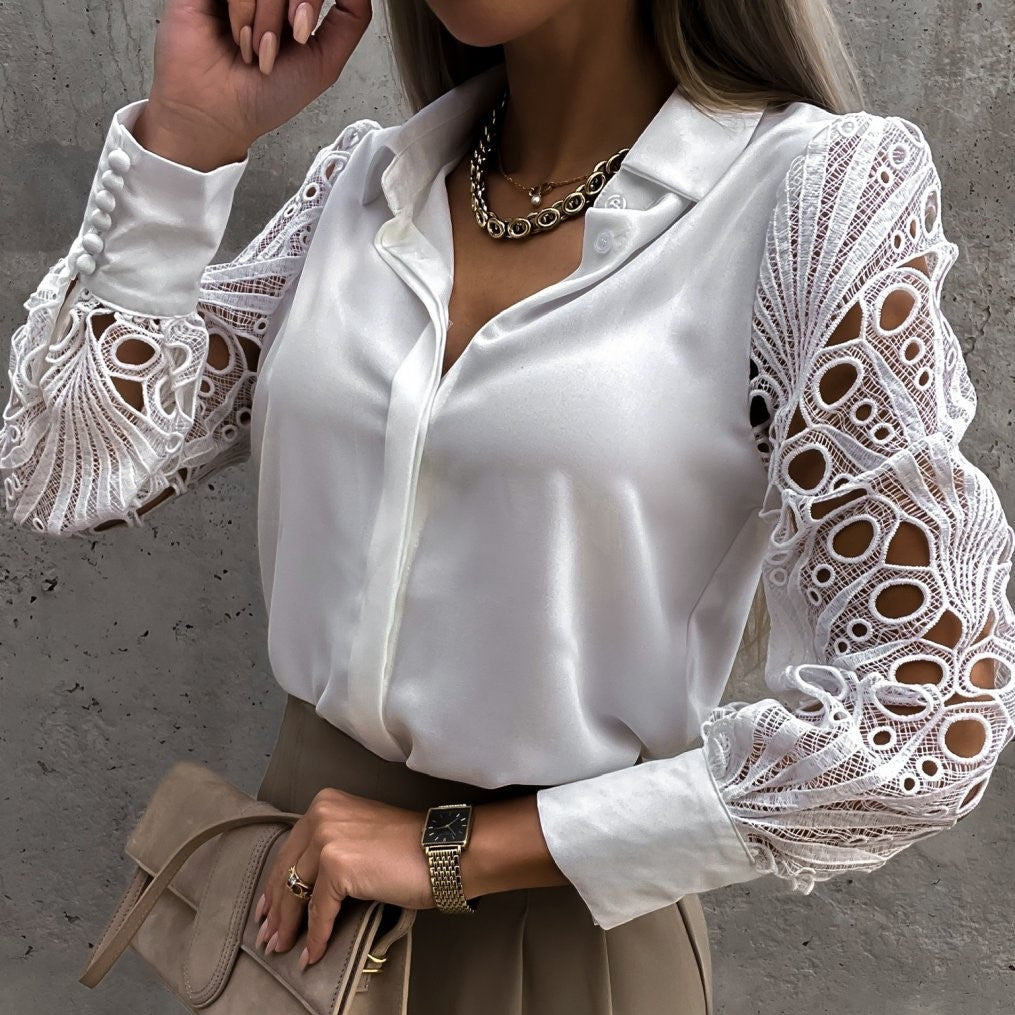 Damenbluse Freizeit Elegante Sommerbluse - BerlinGlamour