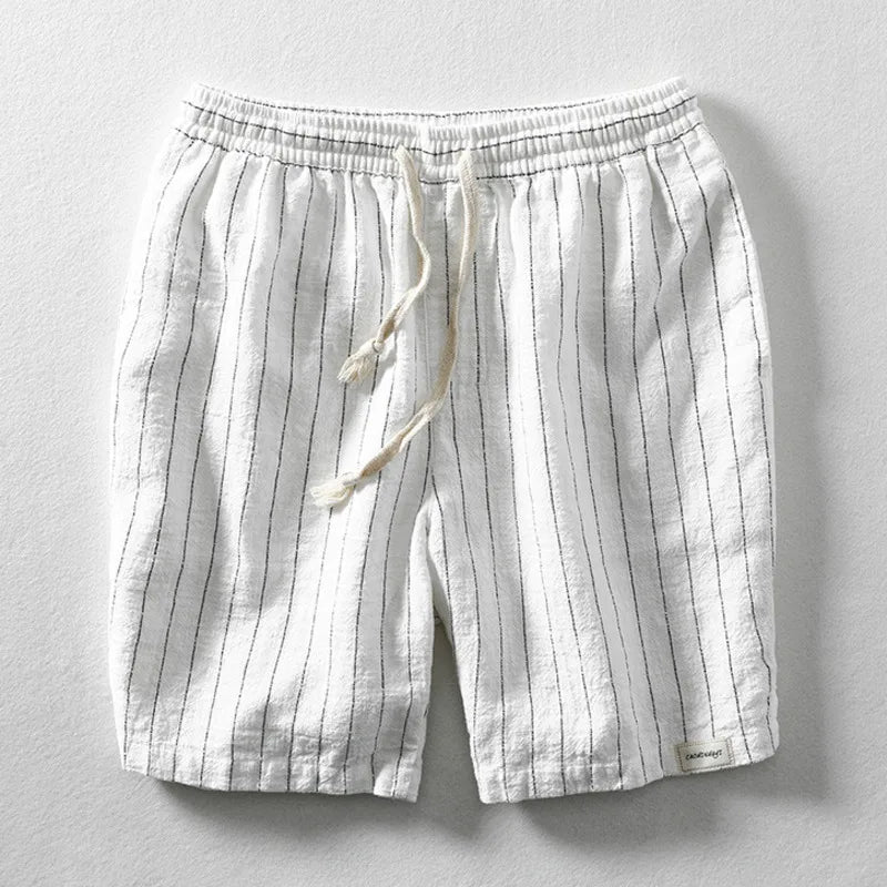 Bequeme Herren Leinen Shorts Sommer Leicht - BerlinGlamour