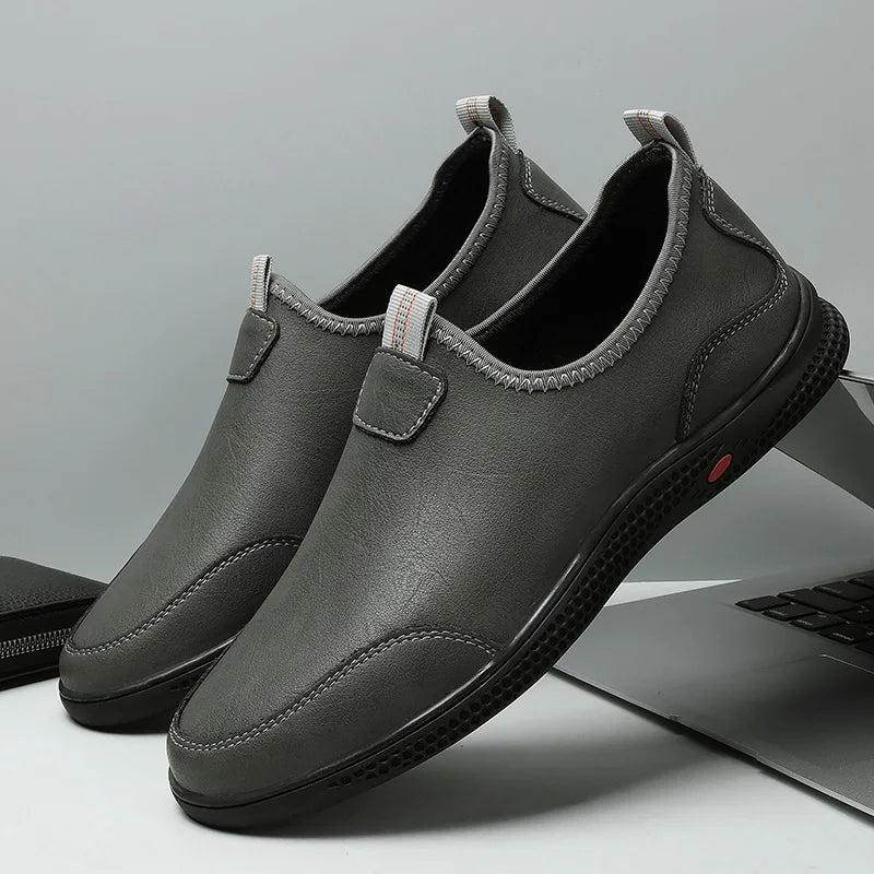 Herren Lederschuhe Business Schuhe Schwarz Elegант