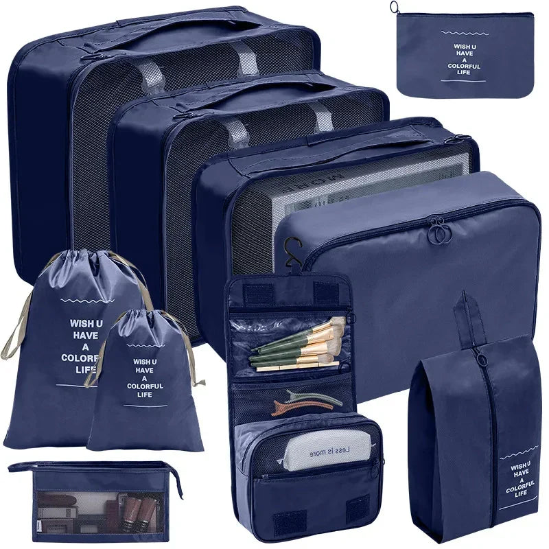 Reise-Organizer Set 7-10-teilig Faltbar Koffer-Boxen
