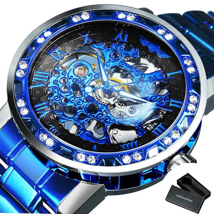 Titan Skelettuhr Mechanisch Leuchtend Elegant