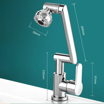Wasserhahn Drehbar Edelstahl Spritzwassergeschützt Mechanisch