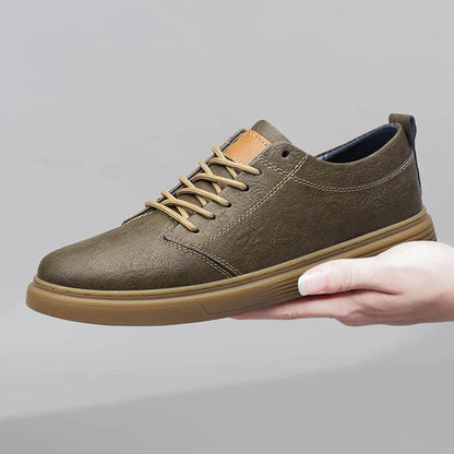 Herren Leder Sneaker Echtleder Sportschuhe