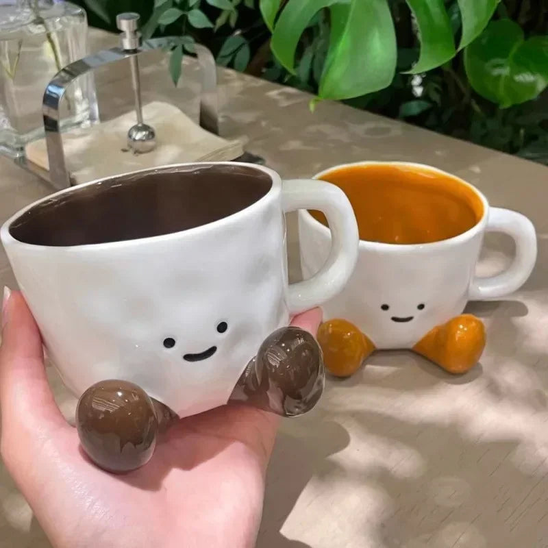 Keramiktasse Süße Glückliche Gesichtsdesign