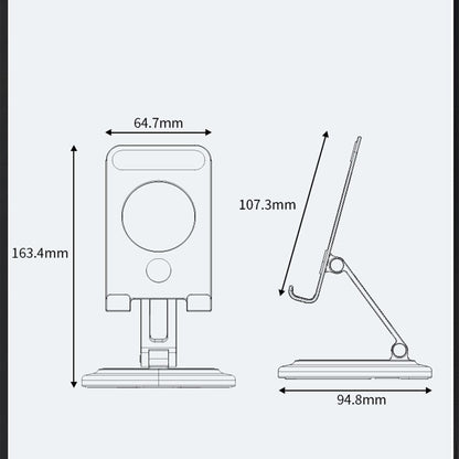 Handyhalter 360 Grad Rotierbar Holz Kippbar Universal