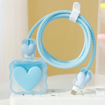 Ladekabel Schutzhülle Transparent durchsichtig