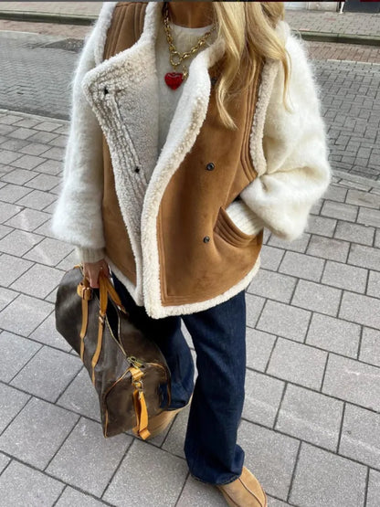 Leder Winterweste Elegant & Zeitlos