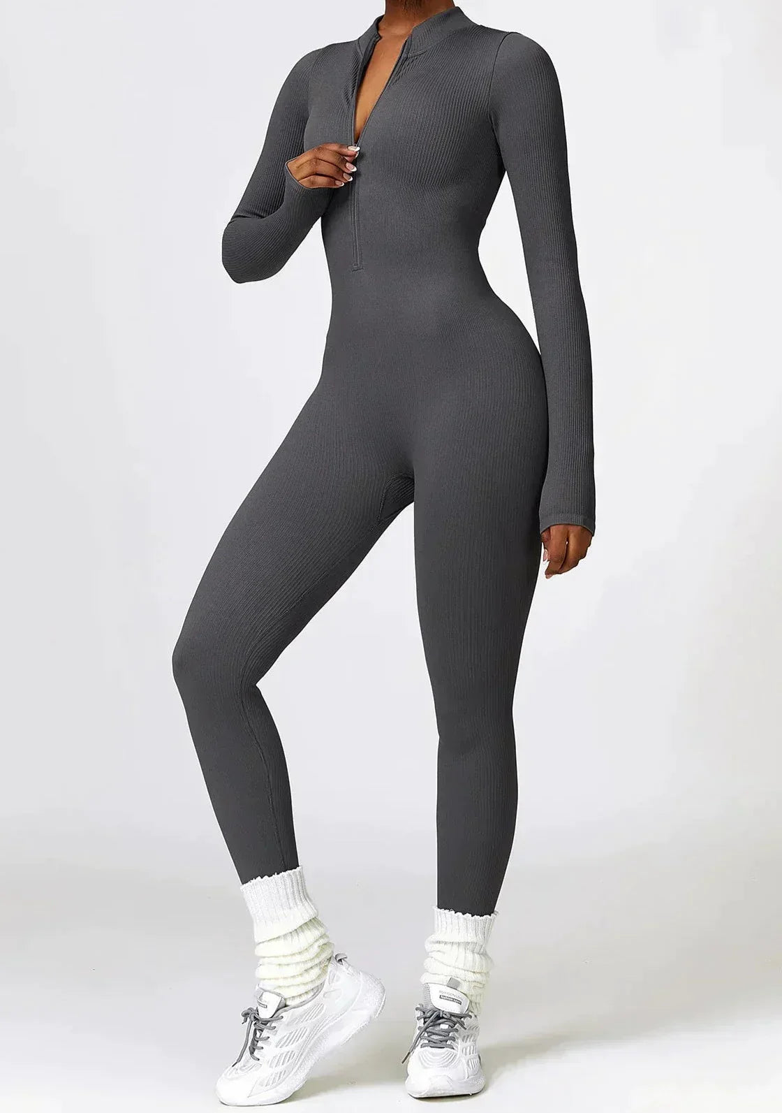 Aktiver Jumpsuit Stretch Damen Sportanzug