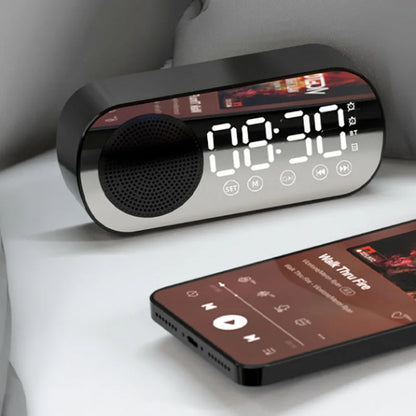 Bluetooth Weckuhr mit Lautsprecher und Radio