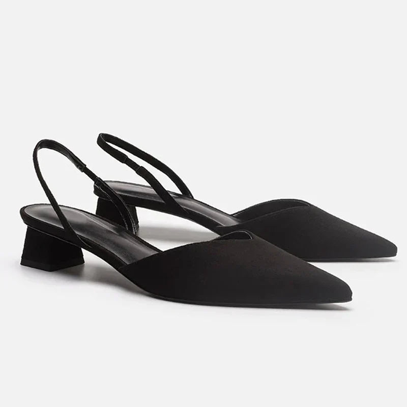 Izara Slingback Schuhe Spitz Absatz