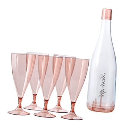 Trinkgläser Set mit Flasche Abnehmbar Kreativ Design