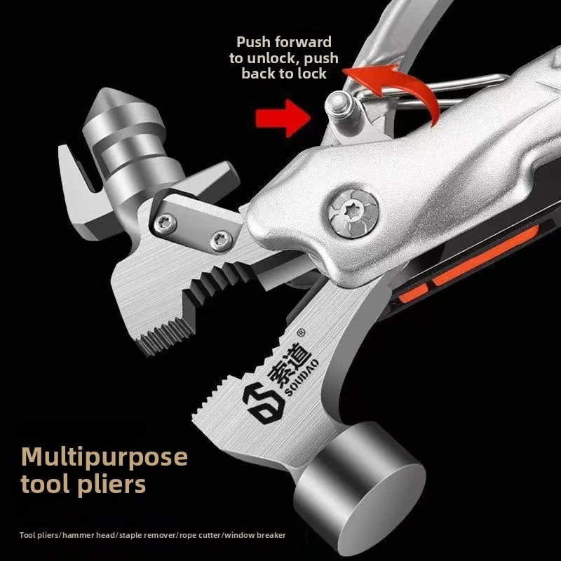 Taktisches Multi-Tool Set Hammer Edelstahl Robust