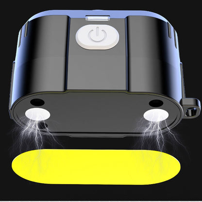 LED Stirnlampe Wiederaufladbar mit Verstecktem Riemen