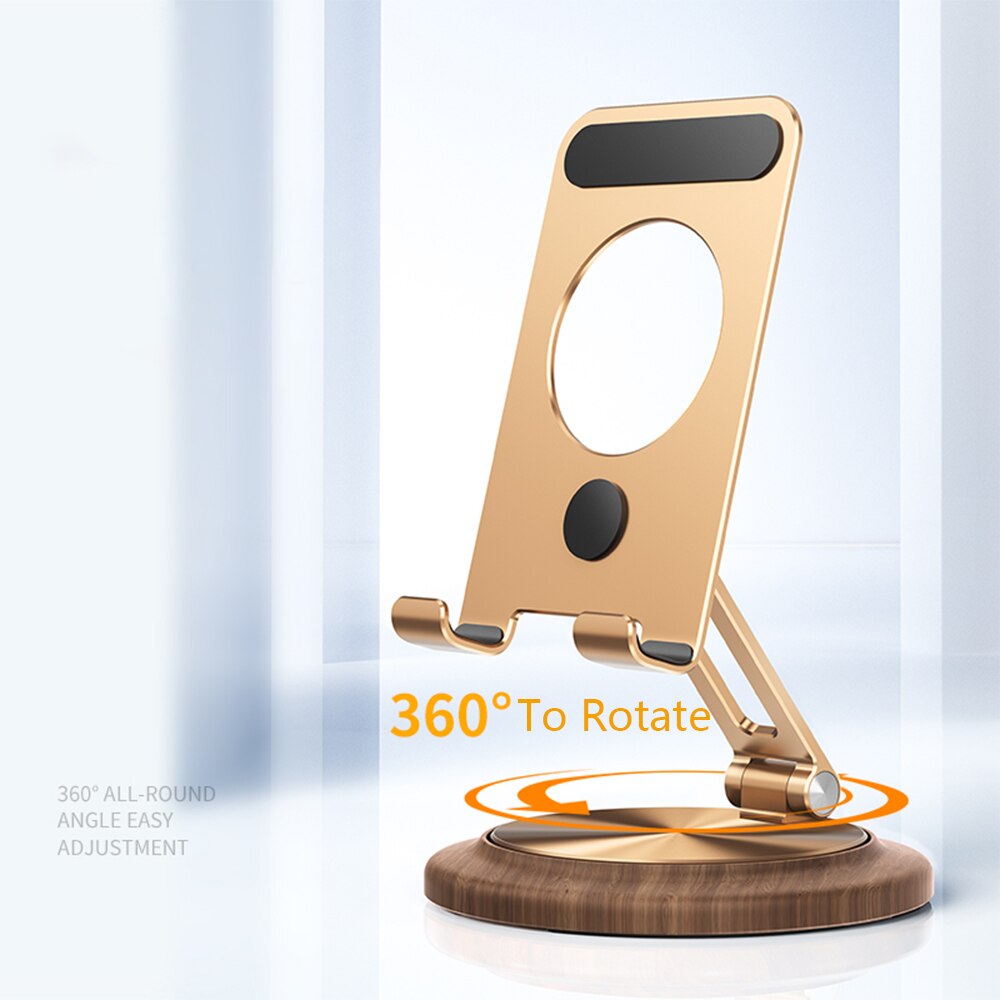 Handyhalter 360 Grad Rotierbar Holz Kippbar Universal