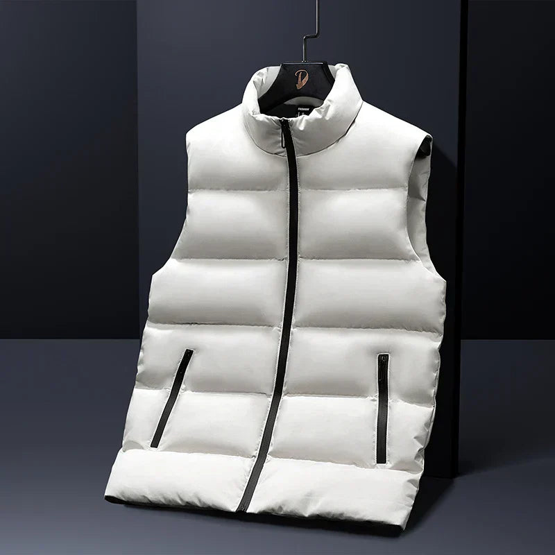 Herren Steppweste Finn - Elegant Leder Weste