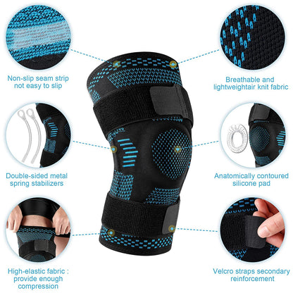 Kniebandage Stabilisator Gel Polster Unterstützung - BerlinGlamour