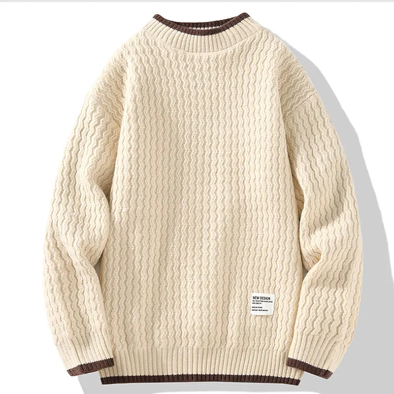 Strickpullover Herren Strukturiert Modern - BerlinGlamour