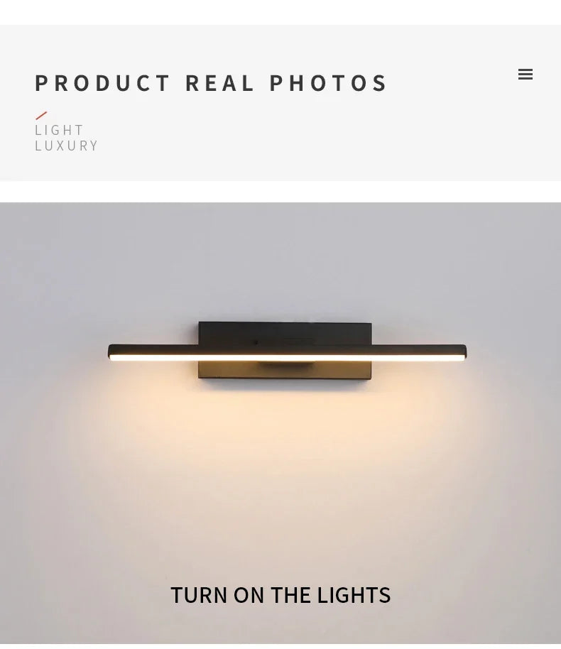 LED Wandleuchte Verstellbar Dimmbar Modern Aluminium