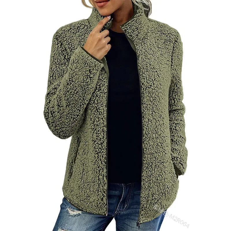 Fleecejacke Damen Warm Soft Damenjacke