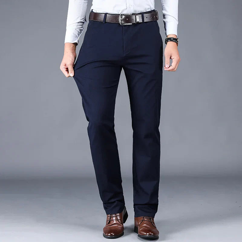 Schlanke Herren Anzughosen Slim Fit Premium Qualität