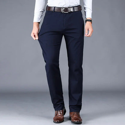 Schlanke Herren Anzughosen Slim Fit Premium Qualität