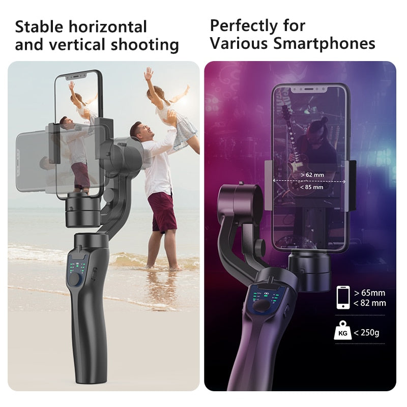 Handheld Gimbal Stabilizer 3-Achsen Smartphone Stabilisator
