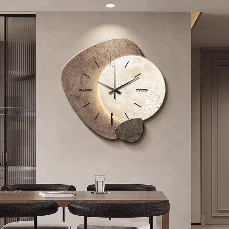 Skandinavische Wanduhr Modern Minimalistisch Weiss