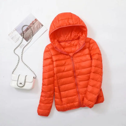Daunenjacke Kapuzenjacke Warm Winter Damen
