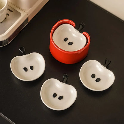 Apfelteller Snackteller Lecker Obstform - BerlinGlamour