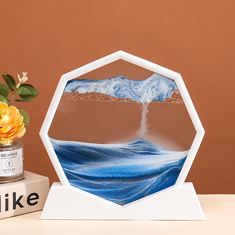Dekor Steine Hexagon Sand Farbe Fließend Modern