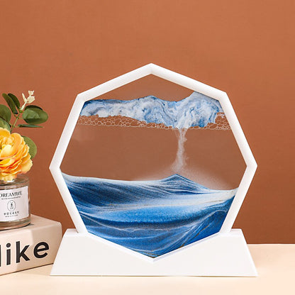 Dekor Steine Hexagon Sand Farbe Fließend Modern