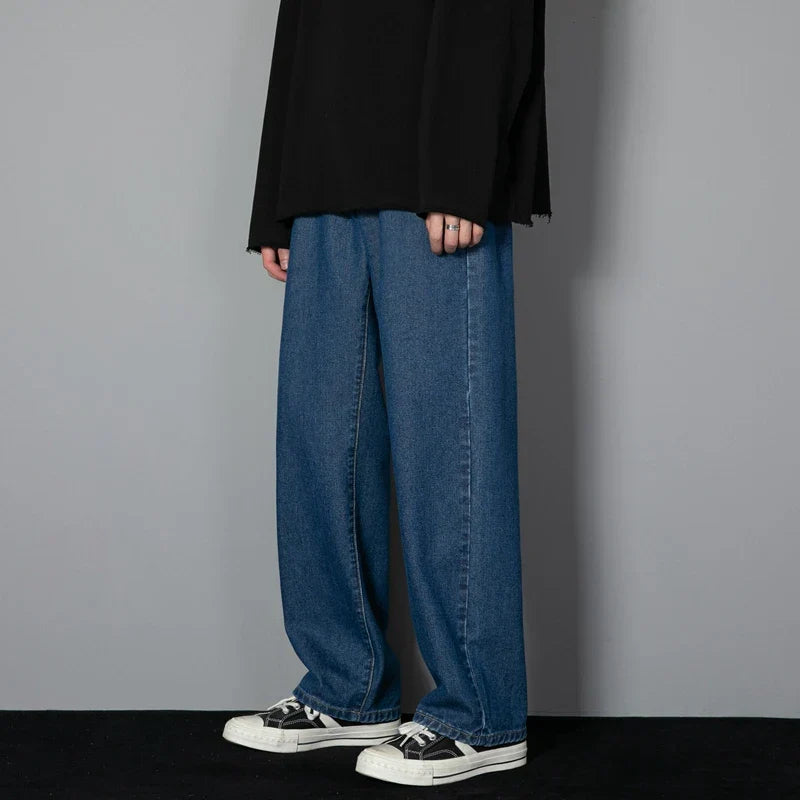 Herren Jeans Weit Bein Relaxed Fit