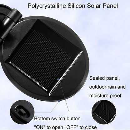 Wasserdichte Solar-Gartenleuchte Faser Optik