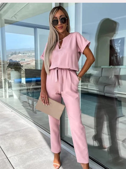Sommeroverall Weites Bein Damen Overall Freizeit