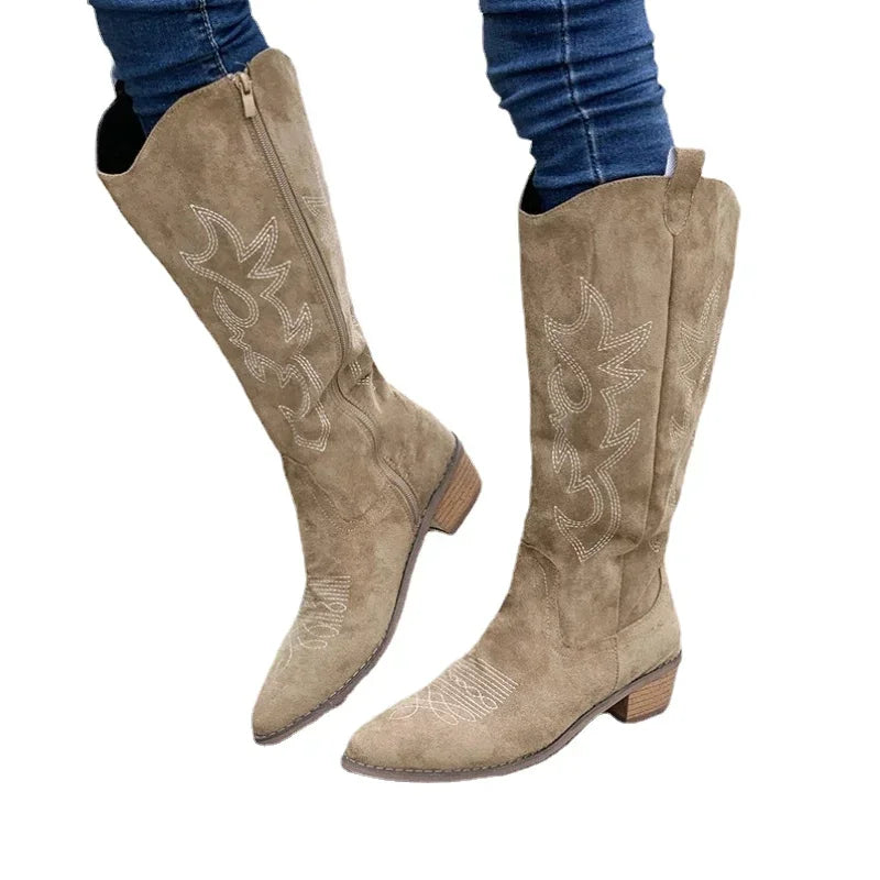 Cowboy-Stiefel Damen Stilvoll Western Chic