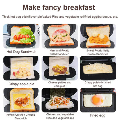 Mini Toastpress-Grill Antihaft für Küche
