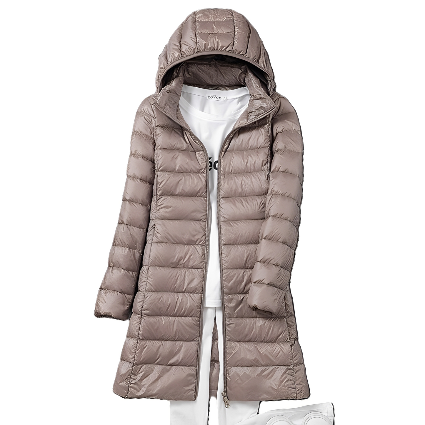 Daunenjacke Damen Stilvoll Kuschelig Warm