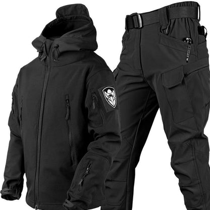 Taktische Outdoor-Jacke und Cargohose Set Herren - BerlinGlamour