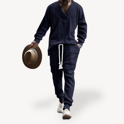 Set aus Pullover und Hose mit Zopfmuster | Loravelle 5