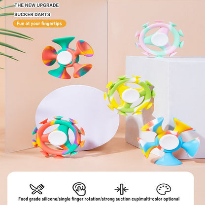 Bunter Hand Spinner Anti Stress Silikon Fidget Spinner