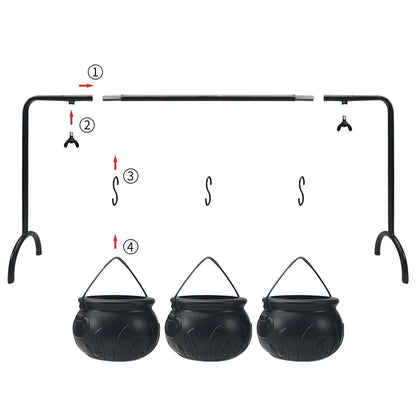 Glamour Servierstation 3-teilig Bonbonschalen Set