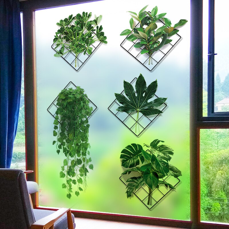 Grüner Pflanzen Wandaufkleber 3D Natur Optik