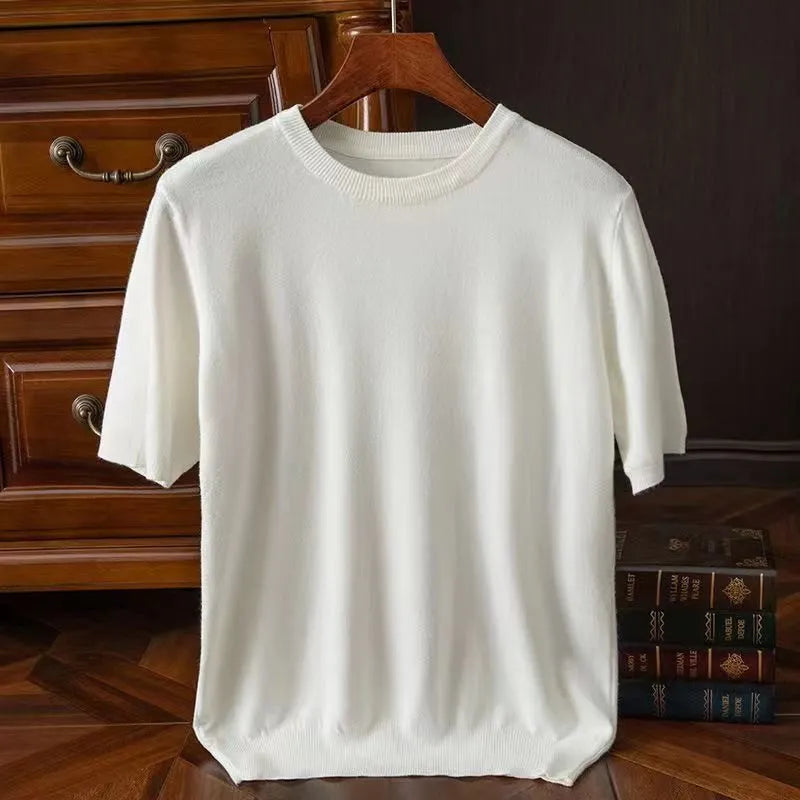 Elegantes Herren T-Shirt Kurzarm Modern