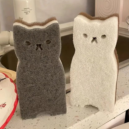 Mini Katzen Reinigungsschwamm Mehrzweck Microfaserschwamm