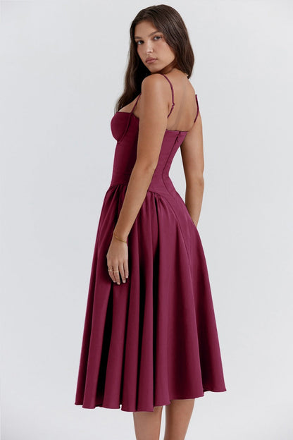 Ärmelloses Damenkleid Sommer Jutte Kleid