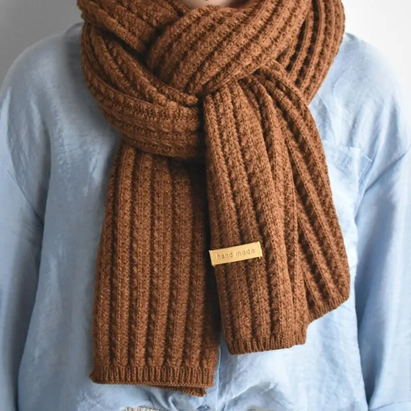 Weicher Strickwollschal Gemütlich Warm