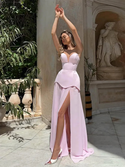 Elegantes Hochzeitskleid für Damen mit Herzausschnitt