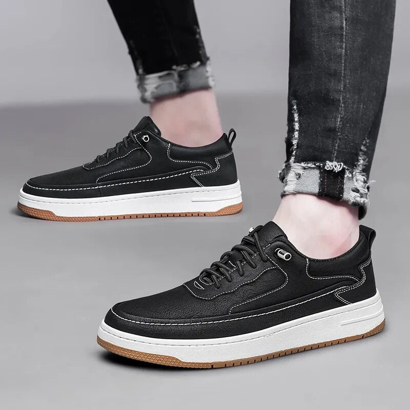 Stilvolle Sneaker Damen Heidi Mode Schwarz
