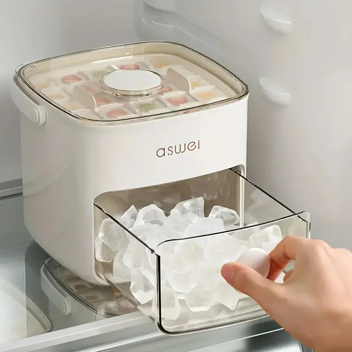 Eiswürfelform Einfach Ausklappbar Plastik Box