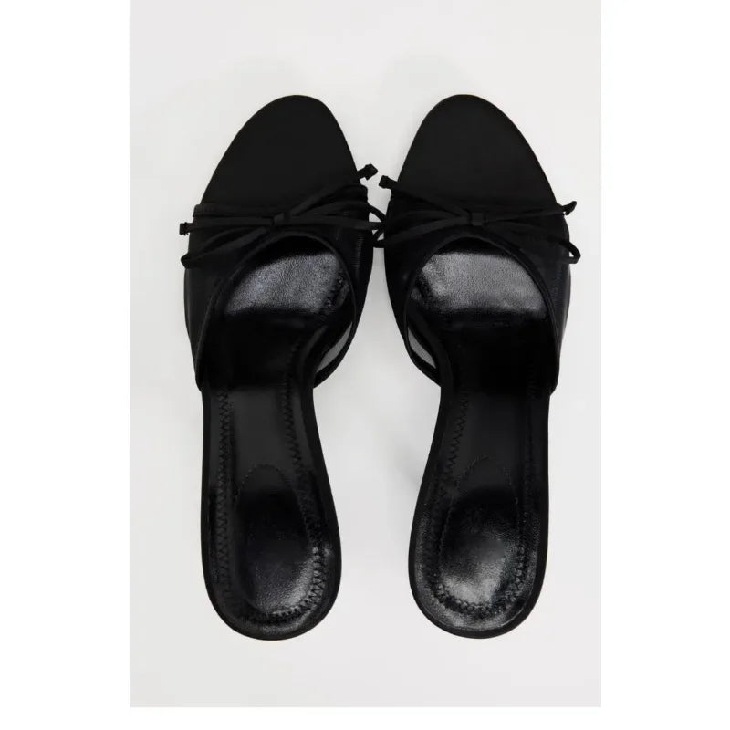 Schwarz Mittelhohe Absatzschuhe Damenschuhe